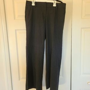 Ann Taylor grey modern fit petite dress pants